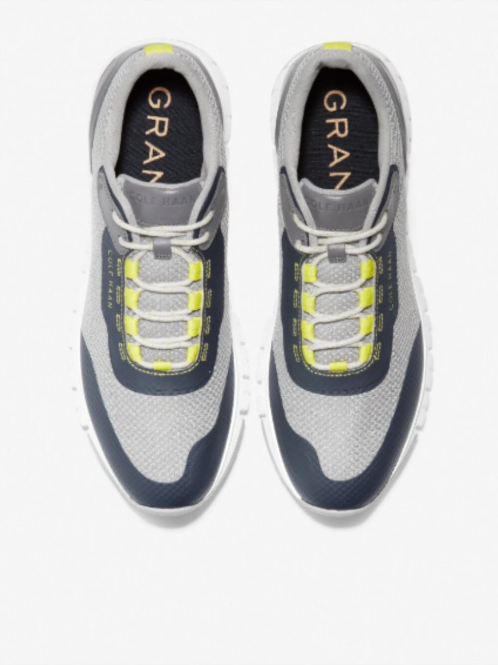 Cole Haan Grandsport Flex Sneaker Sleet Gray Navy 12M